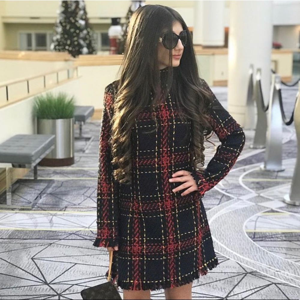 Women’s plaid dress size M plaid by Chic/Boutique